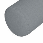 Cuscini a rullo 2 pcs Grigio chiaro Ø 15 x 40 cm Tessuto
