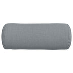 Cuscini a rullo 2 pcs Grigio chiaro Ø 15 x 40 cm Tessuto