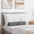 Cuscini a rullo 2 pcs Grigio scuro Ø 15 x 40 cm Tessuto