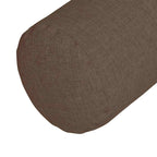 Cuscini a rullo 2 pcs Marrone Ø 15 x 40 cm Tessuto