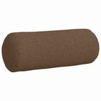 Cuscini a rullo 2 pcs Marrone Ø 15 x 40 cm Tessuto