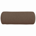 Cuscini a rullo 2 pcs Marrone Ø 15 x 40 cm Tessuto