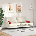 Cuscini a rullo 2 pcs Rosso Ø 15 x 40 cm Tessuto