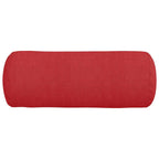 Cuscini a rullo 2 pcs Rosso Ø 15 x 40 cm Tessuto