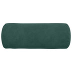 Cuscini a rullo 2 pcs Verde Scuro Ø 15 x 40 cm Tessuto in Cords