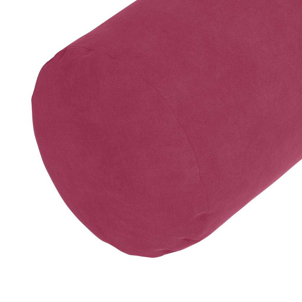 Cuscini a rullo 2 pcs Rosso Vino Ø 15 x 40 cm Tessuto in Cords