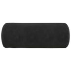 Cuscini a rullo 2 pcs Nero Ø 15 x 40 cm Tessuto in Cords