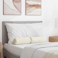 Cuscini a rullo 2 pcs Crema Ø 15 x 40 cm Tessuto in Cords