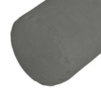 Cuscini a rullo 2 pcs Grigio scuro Ø 15 x 40 cm