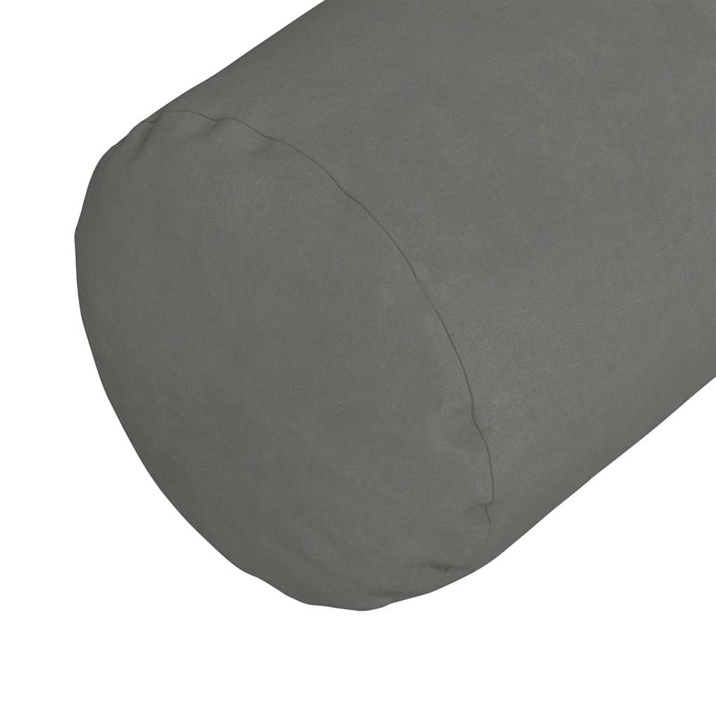 Cuscini a rullo 2 pcs Grigio scuro Ø 15 x 40 cm