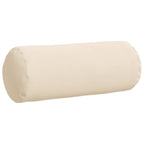 Cuscini a rullo 2 pcs Beige Ø 15 x 40 cm Tessuto in Microfibra