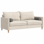 Cuscini a rullo 2 pcs Grigio chiaro Ø 15 x 40 cm