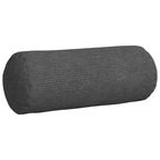 Cuscini a rullo 2 pcs Grigio scuro Ø 15 x 40 cm