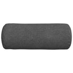 Cuscini a rullo 2 pcs Grigio scuro Ø 15 x 40 cm