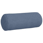 Cuscini a rullo 2 pcs Blu Ø 15 x 40 cm Tessuto in Cords