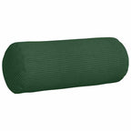 Cuscini a rullo 2 pcs Verde Scuro Ø 15 x 40 cm Tessuto in Cords