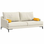 Cuscini a rullo 2 pcs Giallo Chiaro Ø 15 x 40 cm