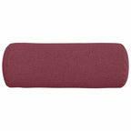 Cuscini a rullo 2 pcs Rosso Vino Ø 25 x 70 cm Tessuto