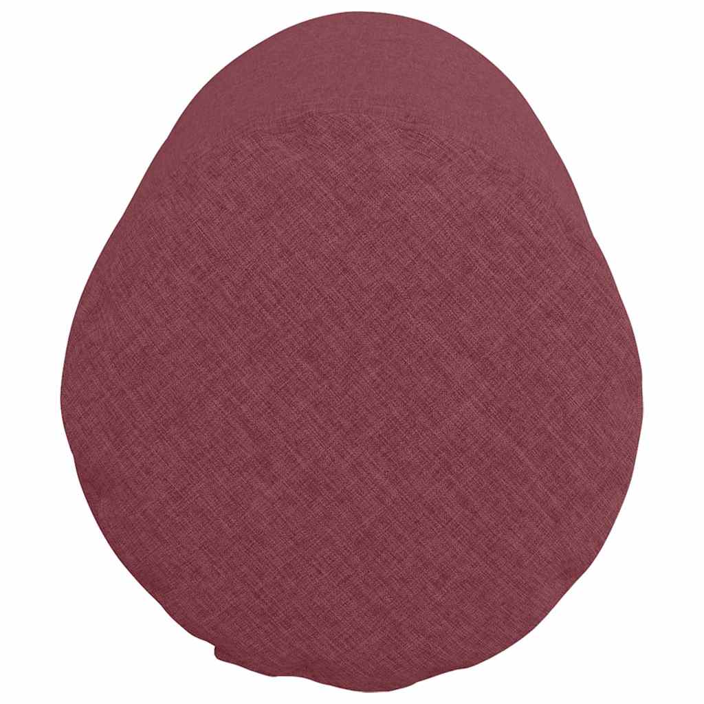 Cuscini a rullo 2 pcs Rosso Vino Ø 25 x 70 cm Tessuto
