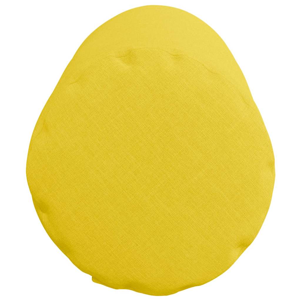 Cuscini a rullo 2 pcs Giallo Chiaro Ø 25 x 70 cm Tessuto