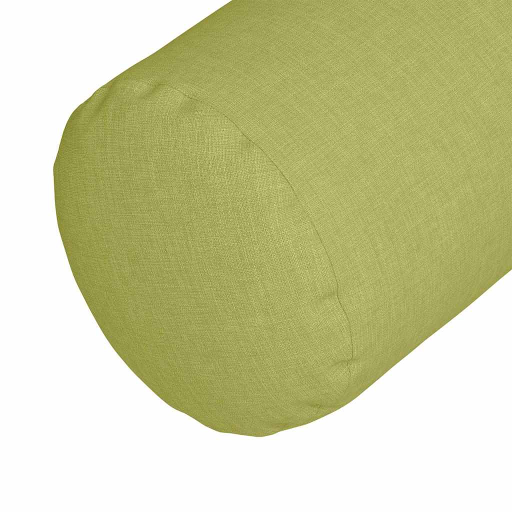 Cuscini a rullo 2 pcs Verde chiaro Ø 25 x 70 cm Tessuto
