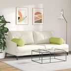 Cuscini a rullo 2 pcs Verde chiaro Ø 25 x 70 cm Tessuto