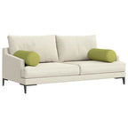 Cuscini a rullo 2 pcs Verde chiaro Ø 25 x 70 cm Tessuto