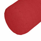 Cuscini a rullo 2 pcs Rosso Ø 25 x 70 cm Tessuto