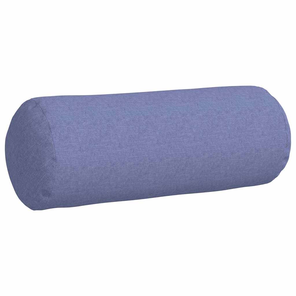 Cuscini a rullo 2 pcs Blu jeans Ø 25 x 70 cm Tessuto