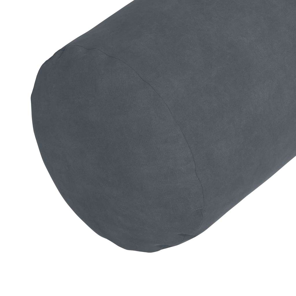 Cuscini a rullo 2 pcs Grigio scuro Ø 25 x 70 cm