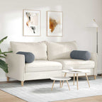 Cuscini a rullo 2 pcs Grigio scuro Ø 25 x 70 cm
