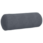 Cuscini a rullo 2 pcs Grigio scuro Ø 25 x 70 cm
