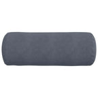 Cuscini a rullo 2 pcs Grigio scuro Ø 25 x 70 cm