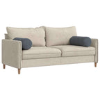Cuscini a rullo 2 pcs Grigio scuro Ø 25 x 70 cm
