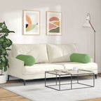 Cuscini a rullo 2 pcs Verde chiaro Ø 25 x 70 cm