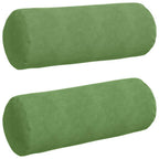 Cuscini a rullo 2 pcs Verde chiaro Ø 25 x 70 cm