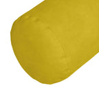 Cuscini a rullo 2 pcs Giallo Ø 25 x 70 cm Tessuto in Cords