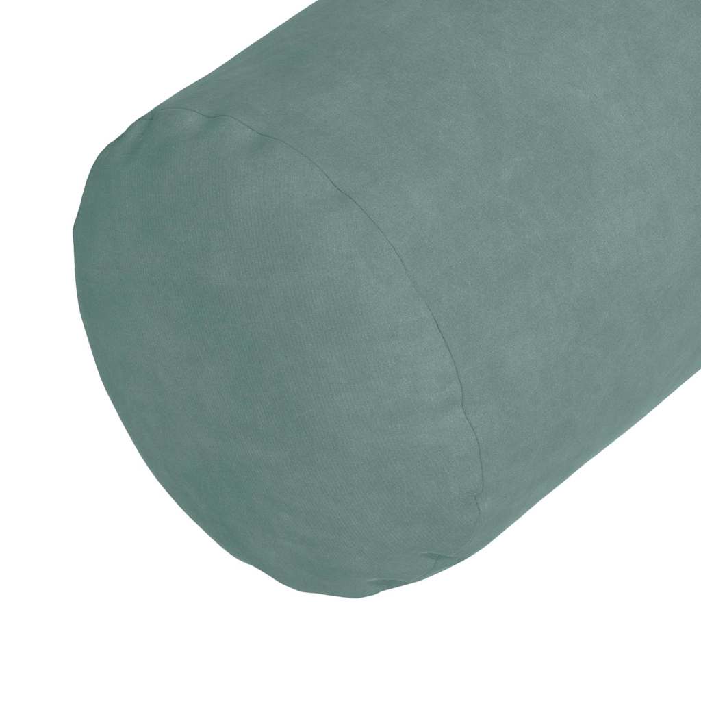 Cuscini a rullo 2 pcs Verde Mare Ø 25 x 70 cm Tessuto in Cords
