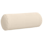 Cuscini a rullo 2 pcs Beige Ø 25 x 70 cm Tessuto in Microfibra