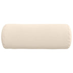 Cuscini a rullo 2 pcs Beige Ø 25 x 70 cm Tessuto in Microfibra