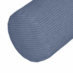 Cuscini a rullo 2 pcs Blu Ø 25 x 70 cm Tessuto in Cords