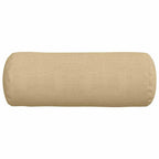 Cuscini a rullo 2 pcs Grigio Verde Ø 25 x 70 cm