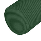Cuscini a rullo 2 pcs Verde Scuro Ø 25 x 70 cm Tessuto in Cords