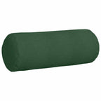 Cuscini a rullo 2 pcs Verde Scuro Ø 25 x 70 cm Tessuto in Cords