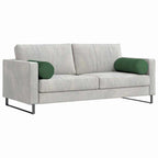 Cuscini a rullo 2 pcs Verde Scuro Ø 25 x 70 cm Tessuto in Cords