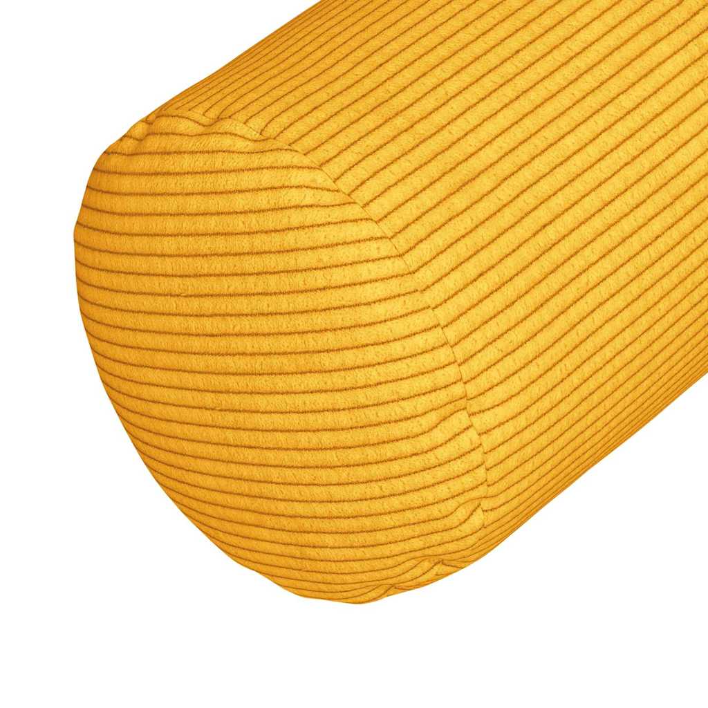 Cuscini a rullo 2 pcs Giallo Chiaro Ø 25 x 70 cm