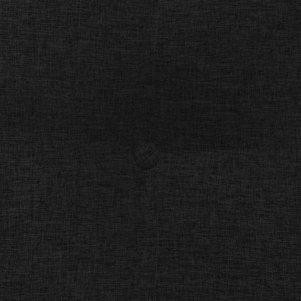 Cuscino per Schiena Nero 45 x 24 x 50 cm Tessuto