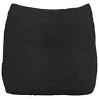 Cuscino per Schiena Nero 45 x 24 x 50 cm Tessuto
