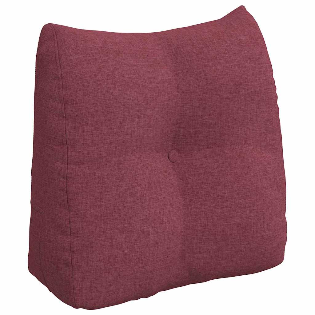 Cuscino per Schiena Rosso Vino 45 x 24 x 50 cm Tessuto