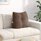 Cuscino per Schiena Marrone 45 x 24 x 50 cm Tessuto
